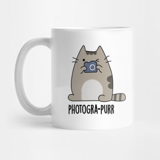 Photogra-purr Cute Cat Photographer Pun Mug